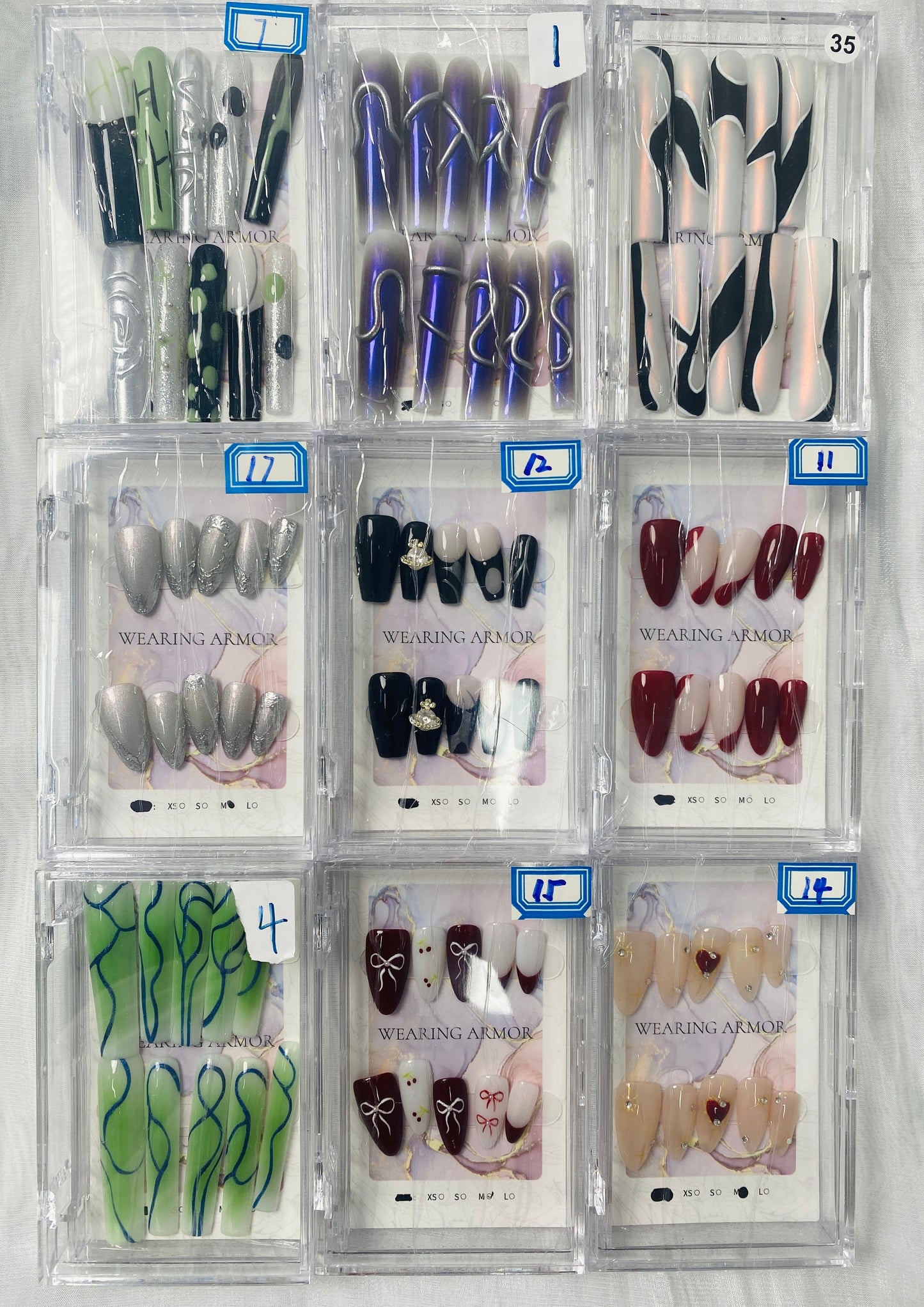 【Original Designs】 100%Handmade Press-on Nails S/M/L