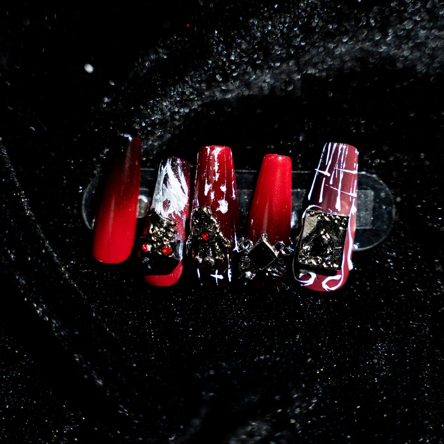 【Original Designs】-Gothic/skull/creepy/horror/Halloween 100%Handmade