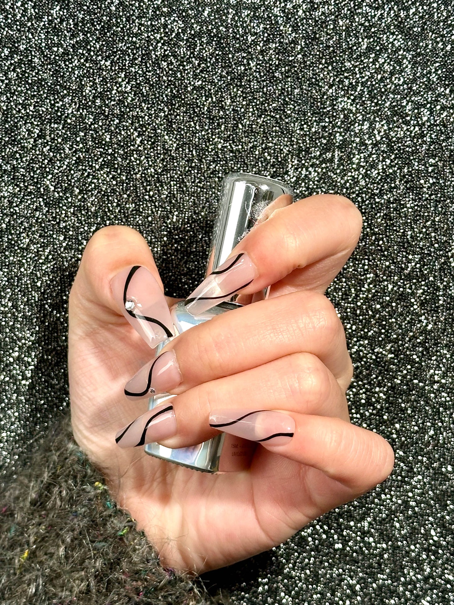 【Original Designs】medium length/simple/skin color 10pcs