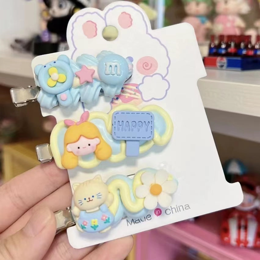 【Customized Hairclip】Colorful DIY hairclips make in live (Customized/Finished)