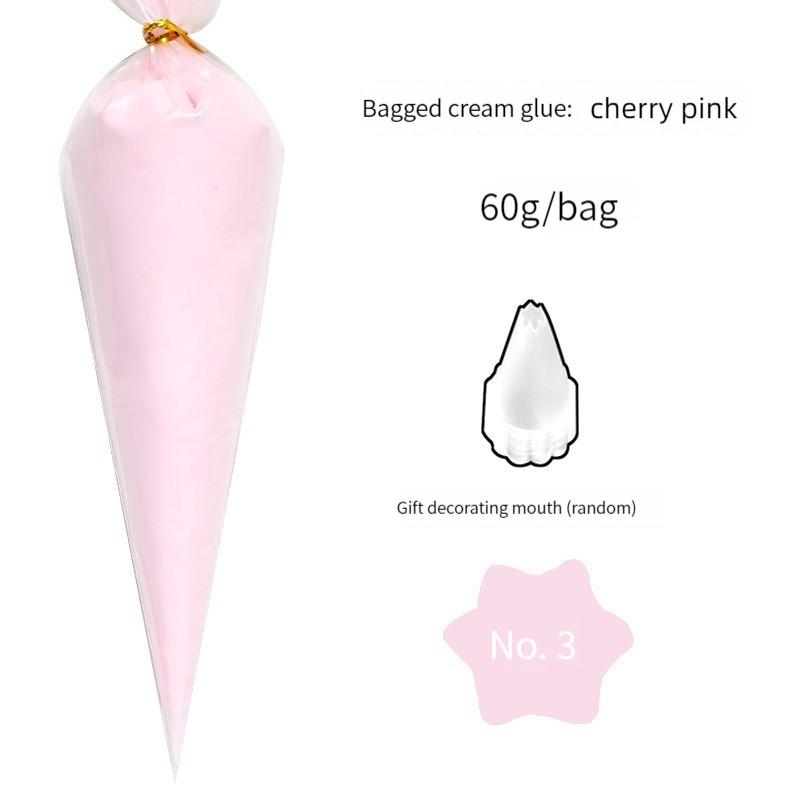 60g cream glue diy hairpin phone case stationery box cigarette case material package