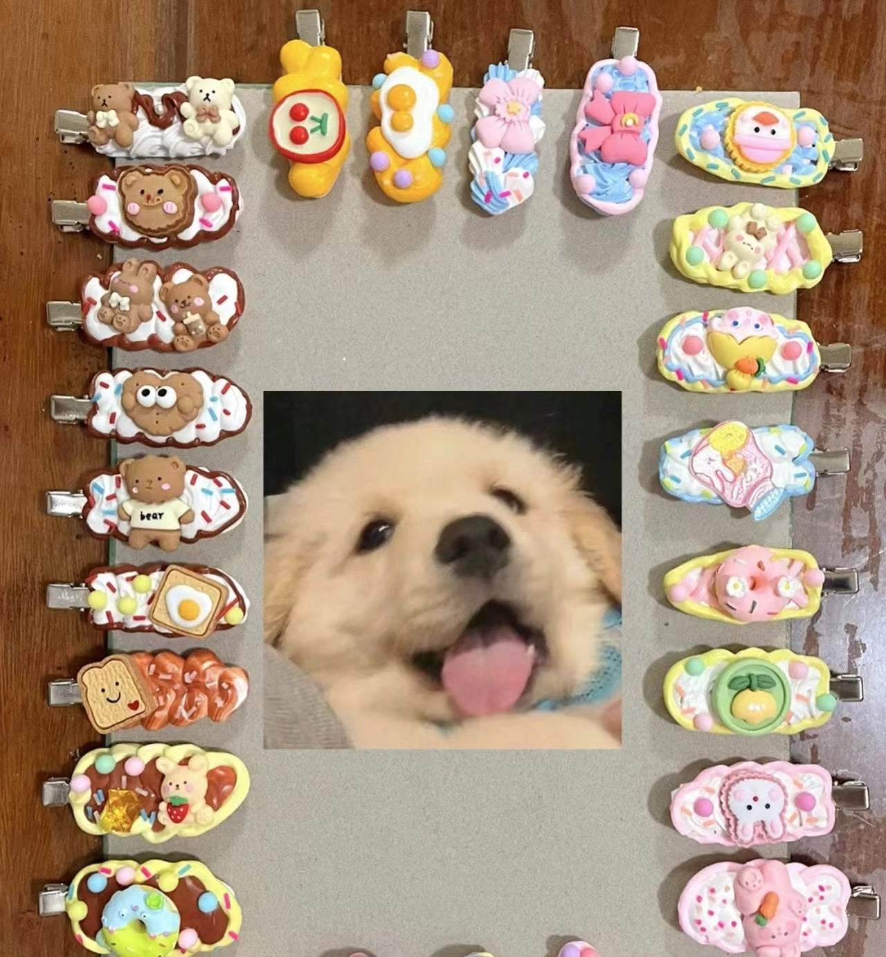 【Customized Hairclip】Colorful DIY hairclips make in live (Customized/Finished)
