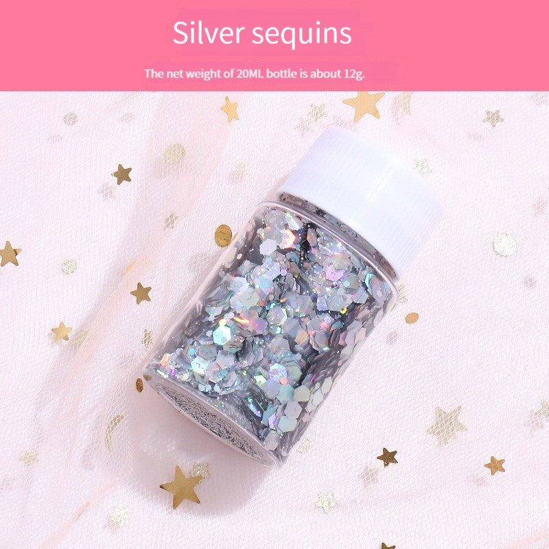 【Glitters!★♥☽】Colorful  sparkle glitters rhinestone beautiful shinny blingbling ( 12g /20ml / 3scoop)