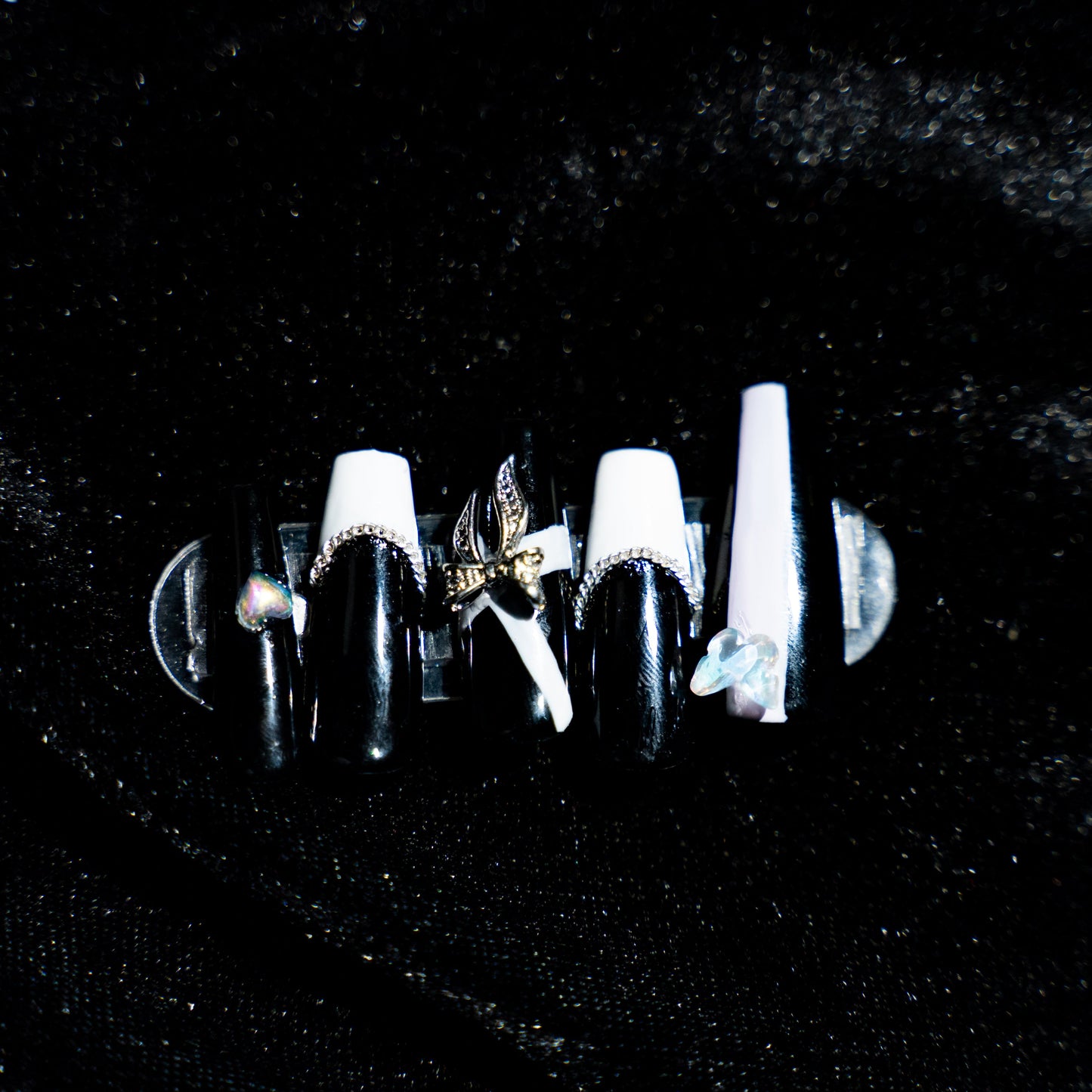 【Original Designs】-classic/elegant/daily/chain/bow tie/french tip 100%Handmade
