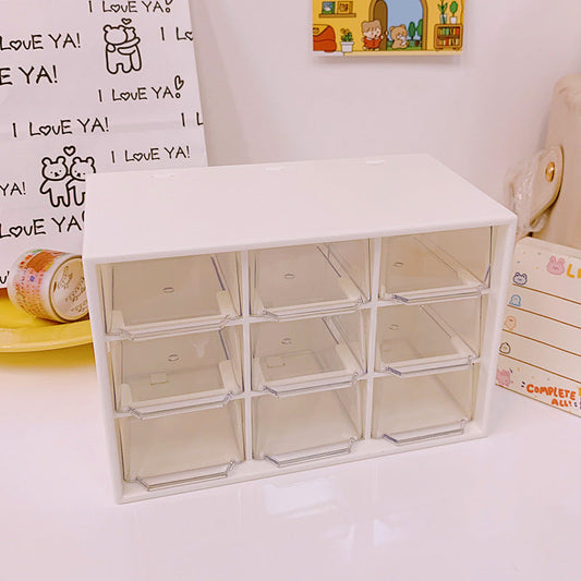 【Customized Drawer】 9 trays Storage box cute to put charms or Ornament!