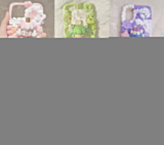 【Customised Phone Case】Making in live, and pick charms by yourself, need wait it be dry for 7 days