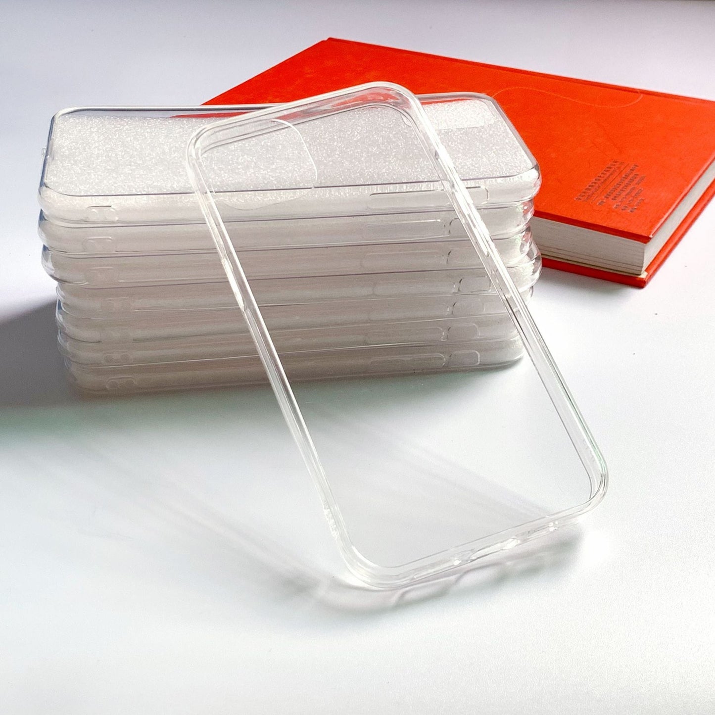【Clear phone case】iPhone/Samsung tpu acrylic DIY drop-proof protective phone case