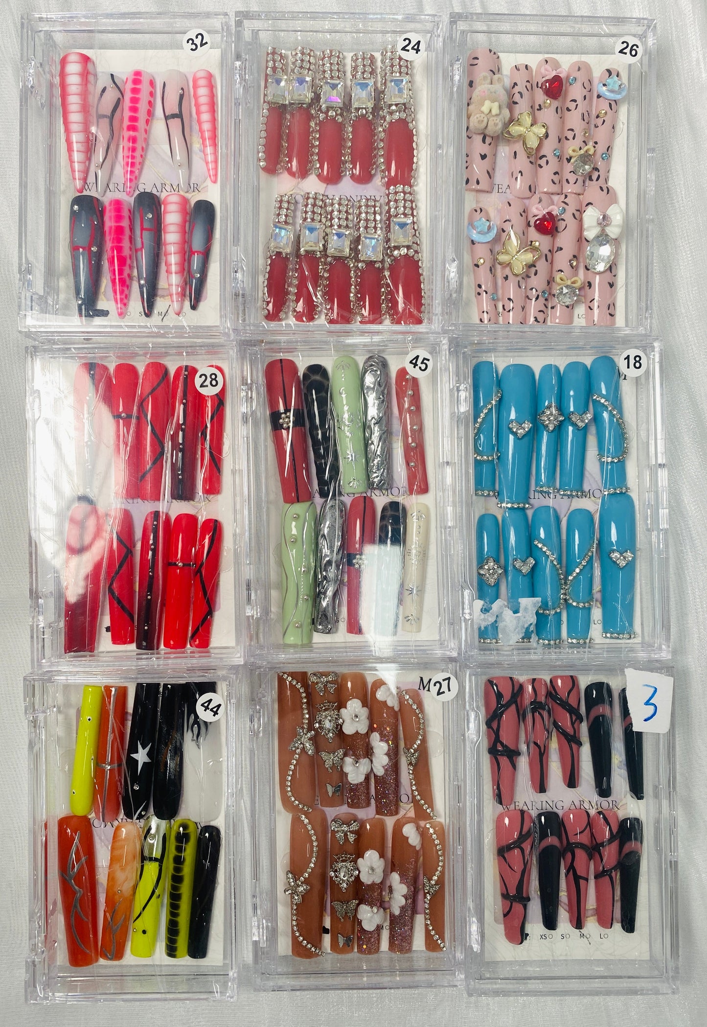 【Original Designs】 100%Handmade Press-on Nails  S/M/L