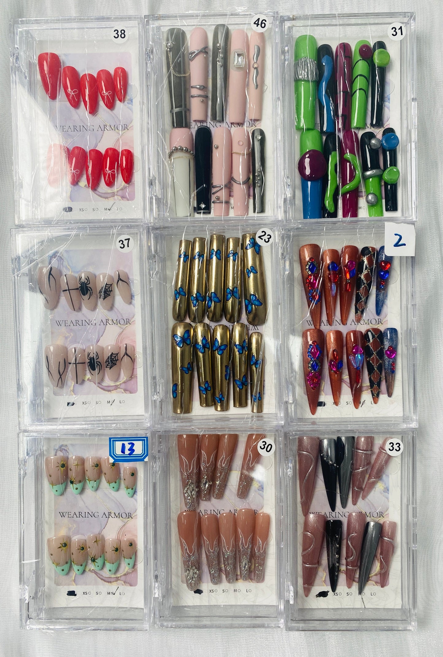 【Original Designs】 100%Handmade Press-on Nails  S/M/L