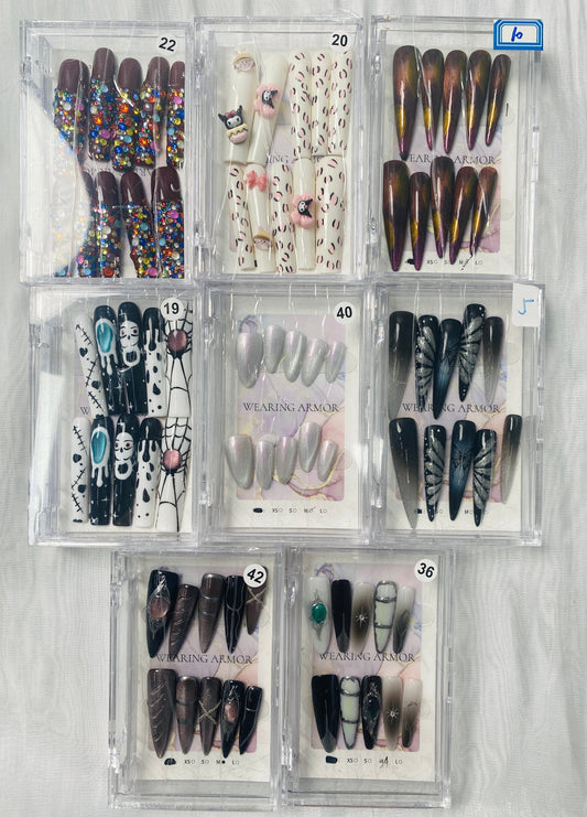 【Original Designs】 100%Handmade Press-on Nails  S/M/L