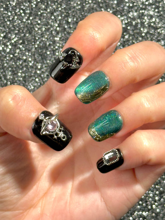【Original Designs】- Short Square/cat eye/daily 100%Handmade