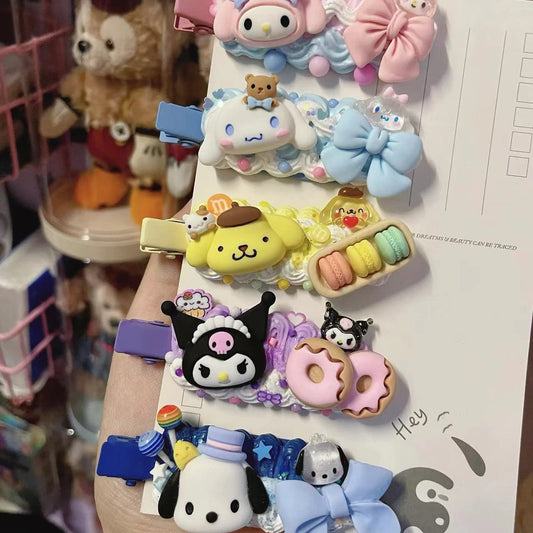 【Customized Hairclip】Colorful DIY hairclips make in live (Customized/Finished)