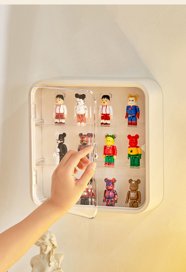 【Big Doll Display box】can fit 12-15dolls Easy installation Perforation-free wall hanging