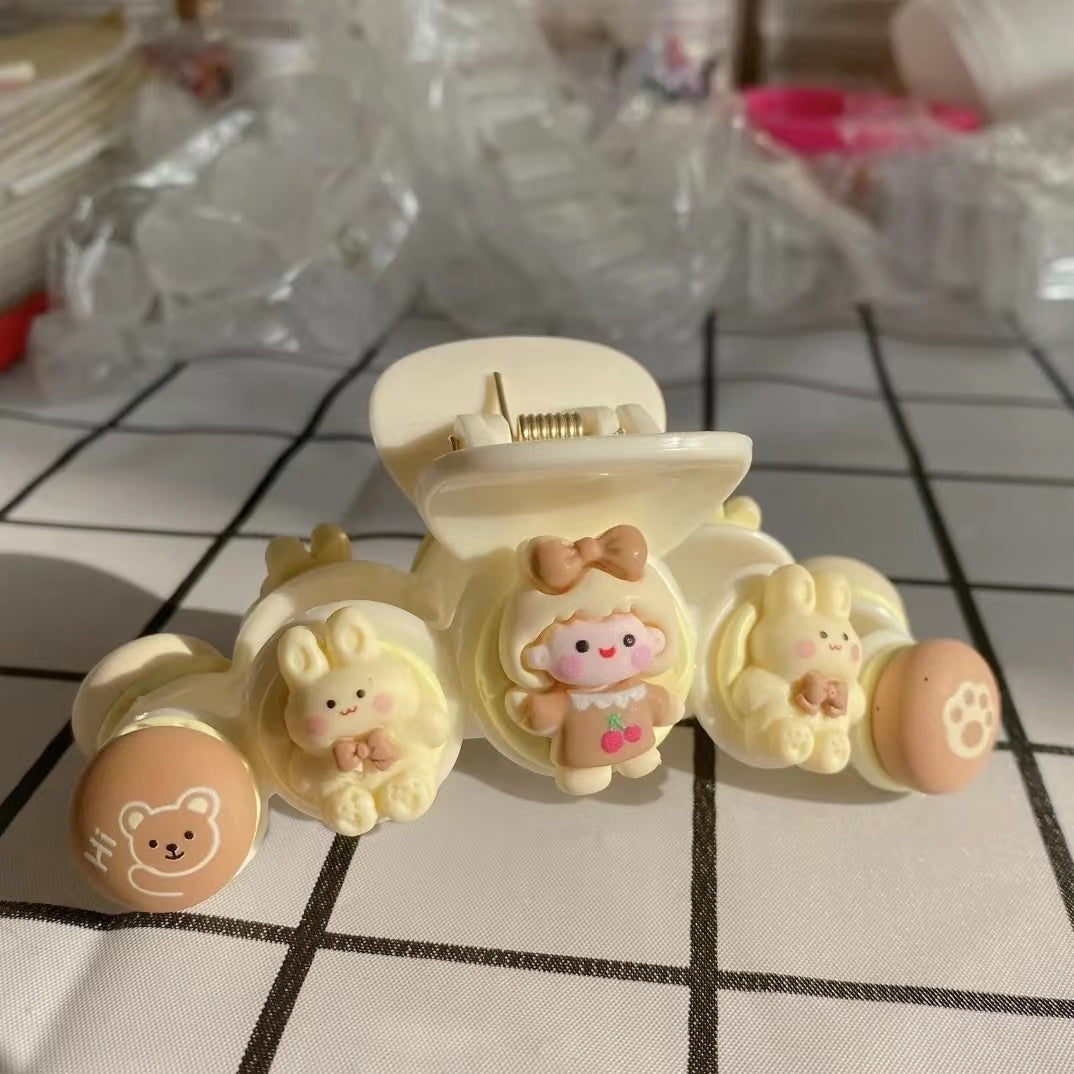 【Customized Claw Hair Clips 】make in live / blank one