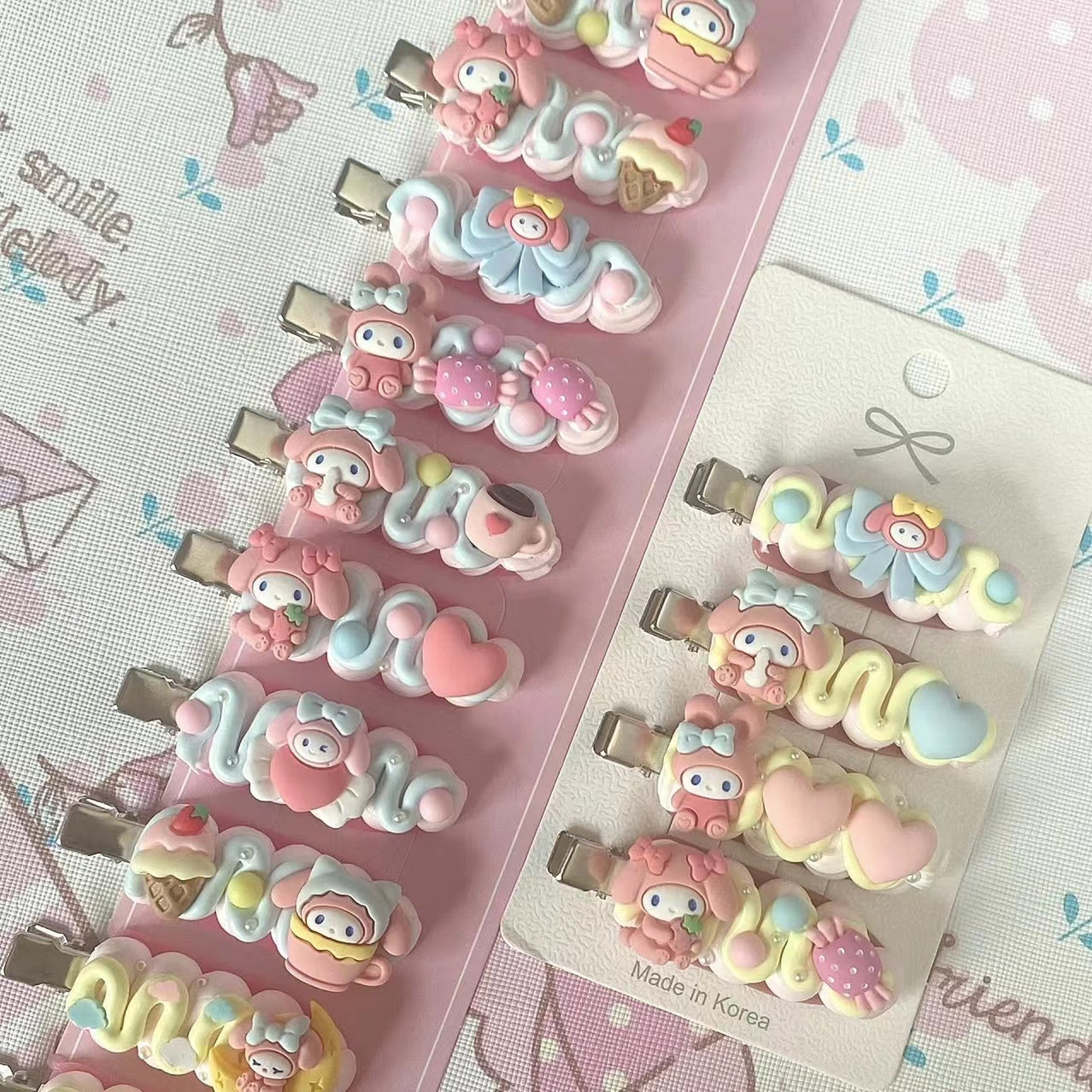 【Customized Hairclip】Colorful DIY hairclips make in live (Customized/Finished)