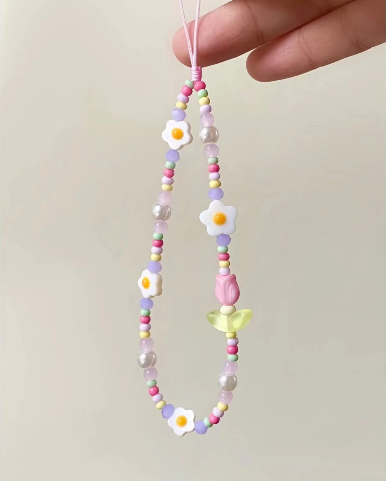 【Chain!!!】DIY customized decoration bead mobile phone chain Lanyard