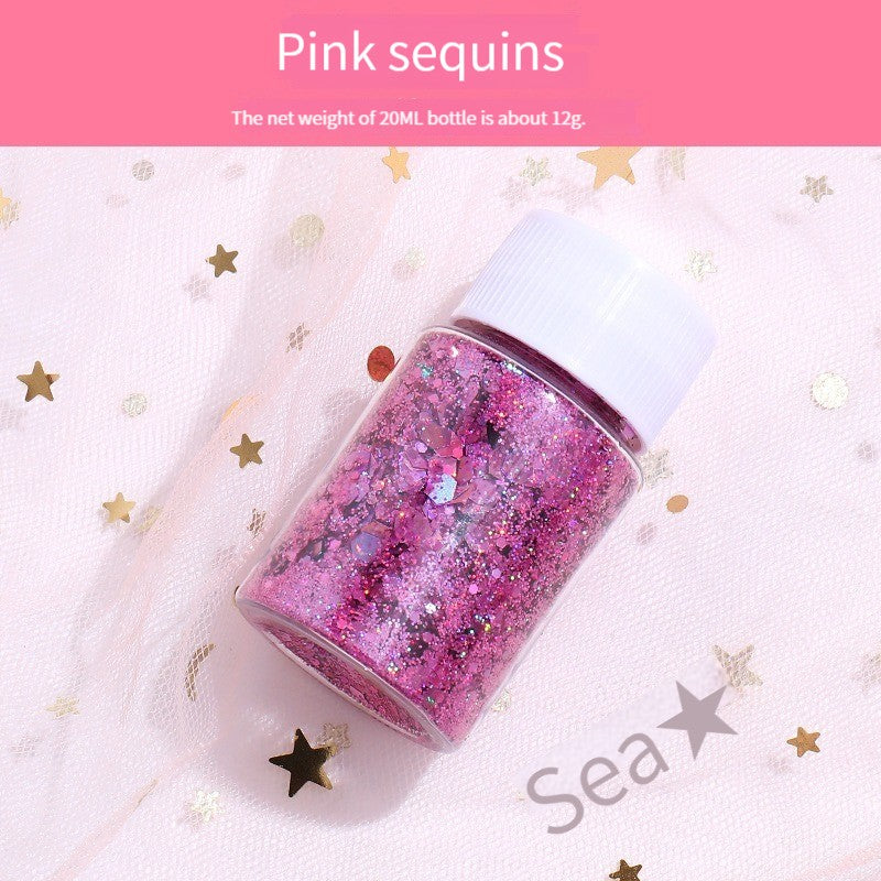 【Glitters!★♥☽】Colorful  sparkle glitters rhinestone beautiful shinny blingbling ( 12g /20ml / 3scoop)