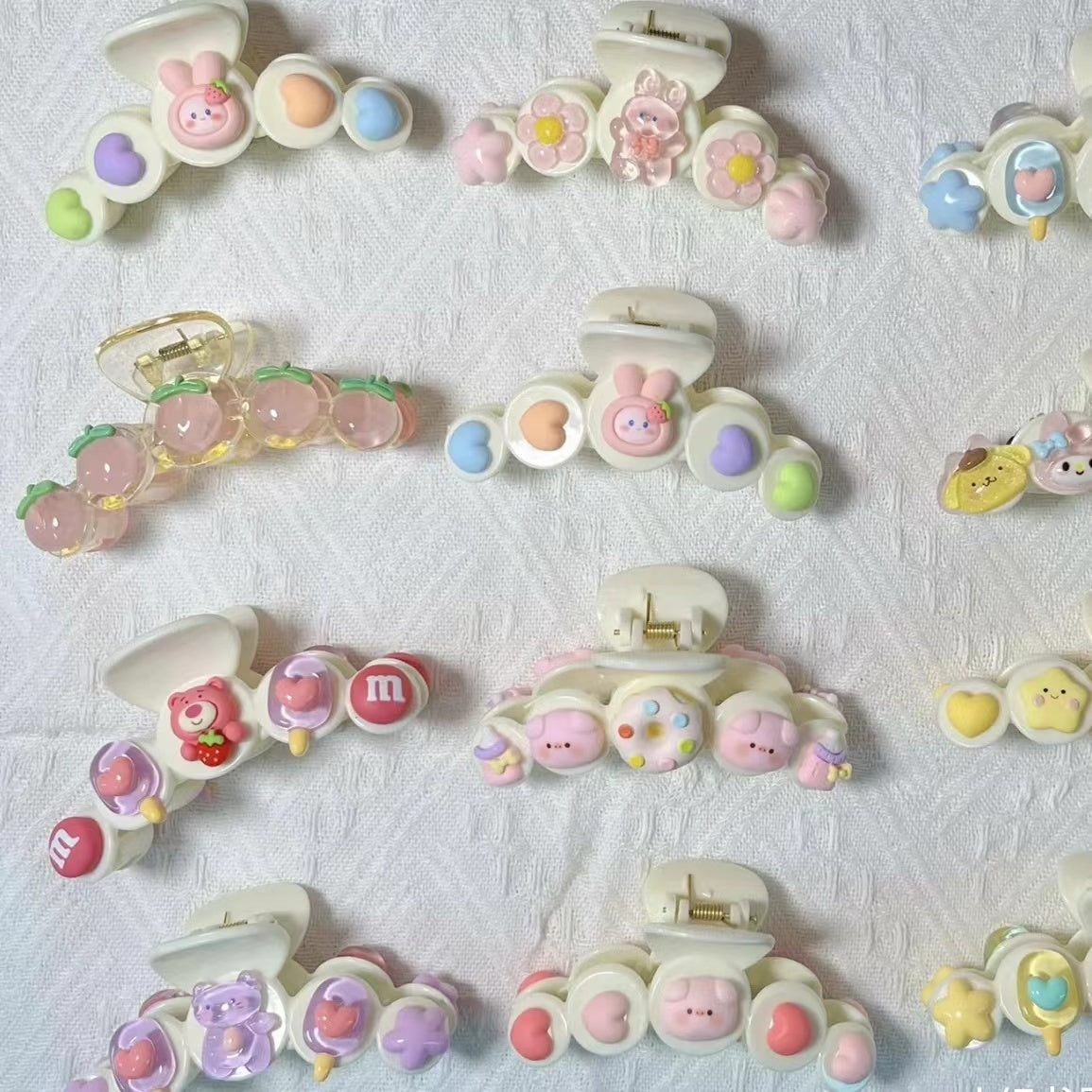 【Customized Claw Hair Clips 】make in live / blank one