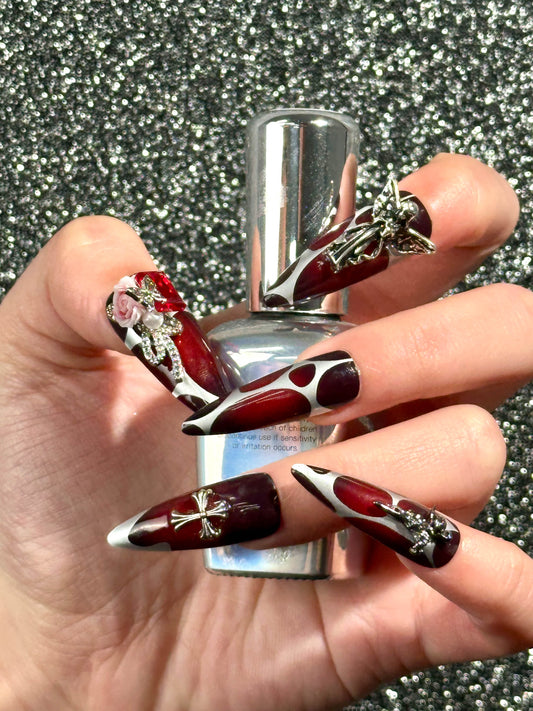 【Original Designs】-Gothic/angel/cross/creepy/horror 100%Handmade