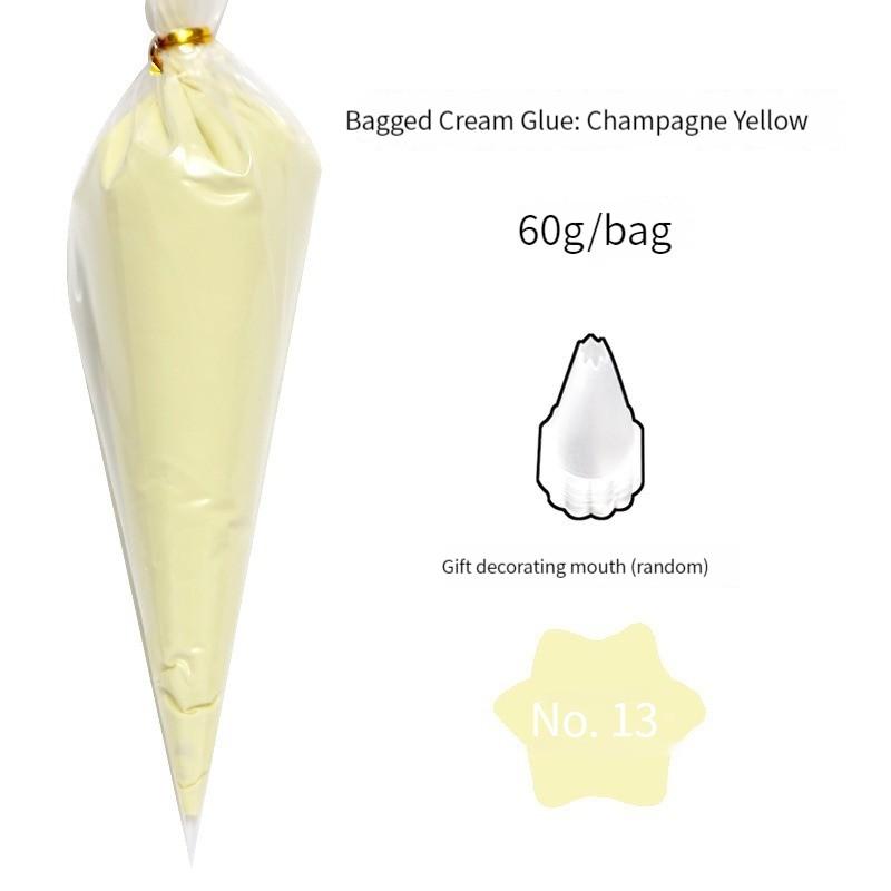60g cream glue diy hairpin phone case stationery box cigarette case material package