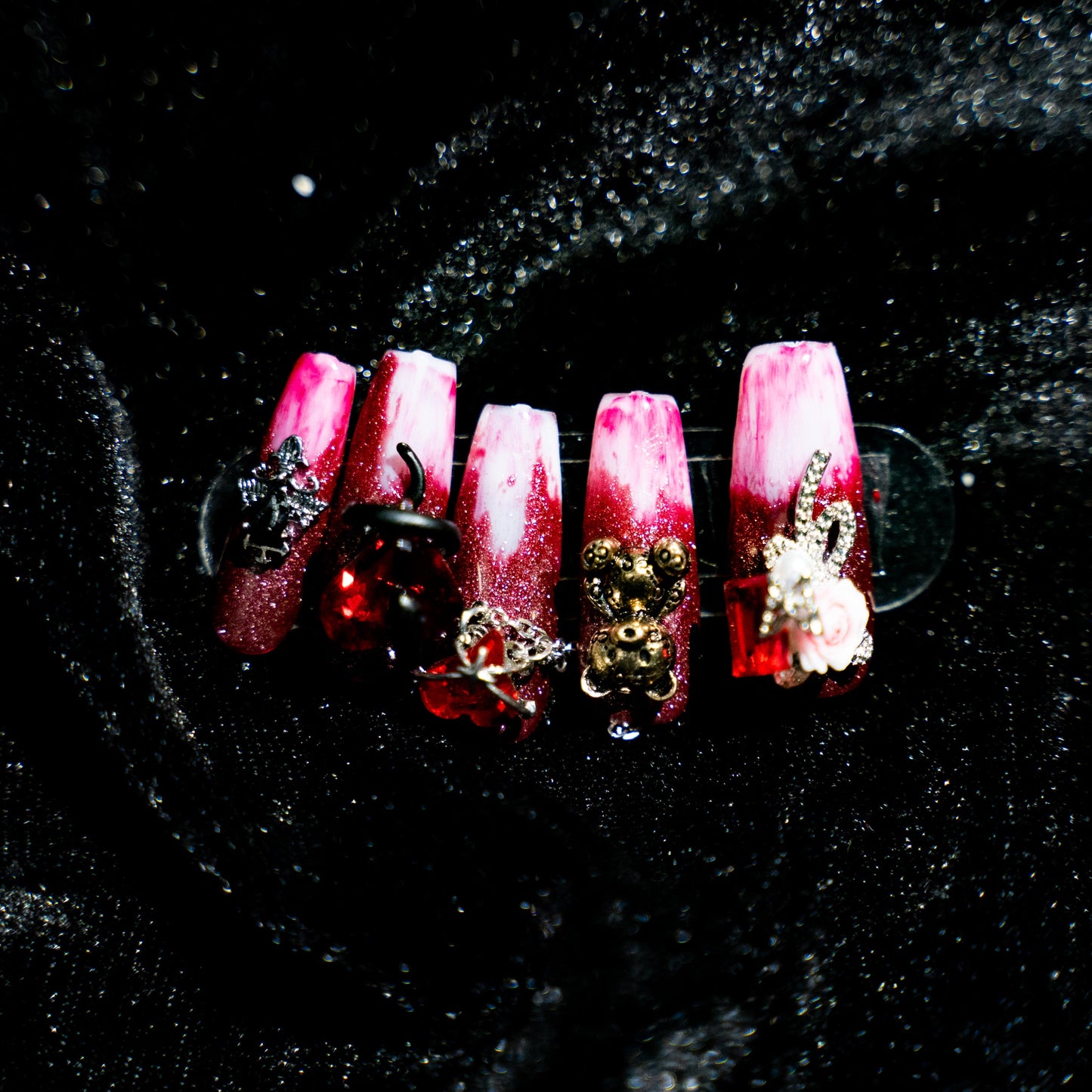 【Original Designs】-Gothic/rose/bear/chain/snake 100%Handmade