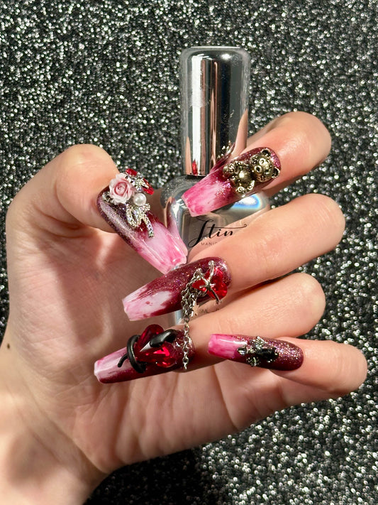 【Original Designs】-Gothic/rose/bear/chain/snake 100%Handmade