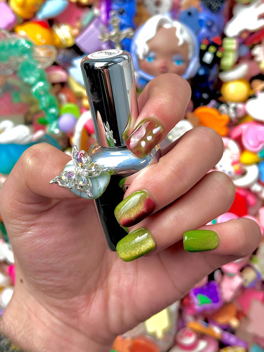 【Original Designs】 100%Handmade Medium Short/cat eye/butterfy/shimmer