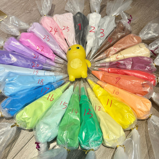 【Cream Glue 100g】Please pick the colors in live or note the number in order