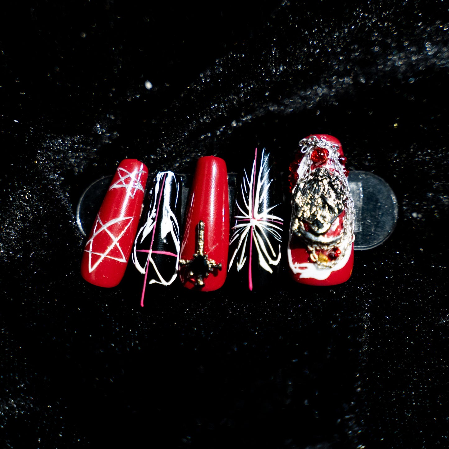 【Original Designs】-Gothic/death/star/butterfly 100%Handmade
