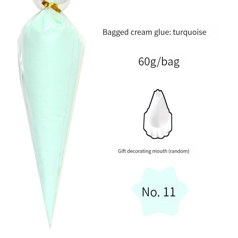 60g cream glue diy hairpin phone case stationery box cigarette case material package