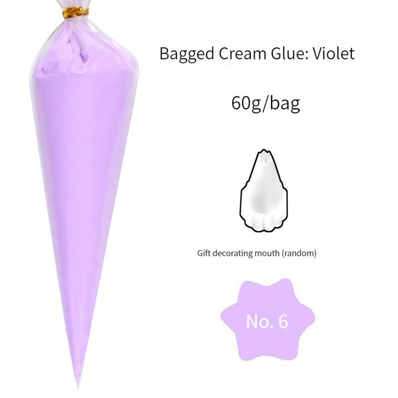 60g cream glue diy hairpin phone case stationery box cigarette case material package