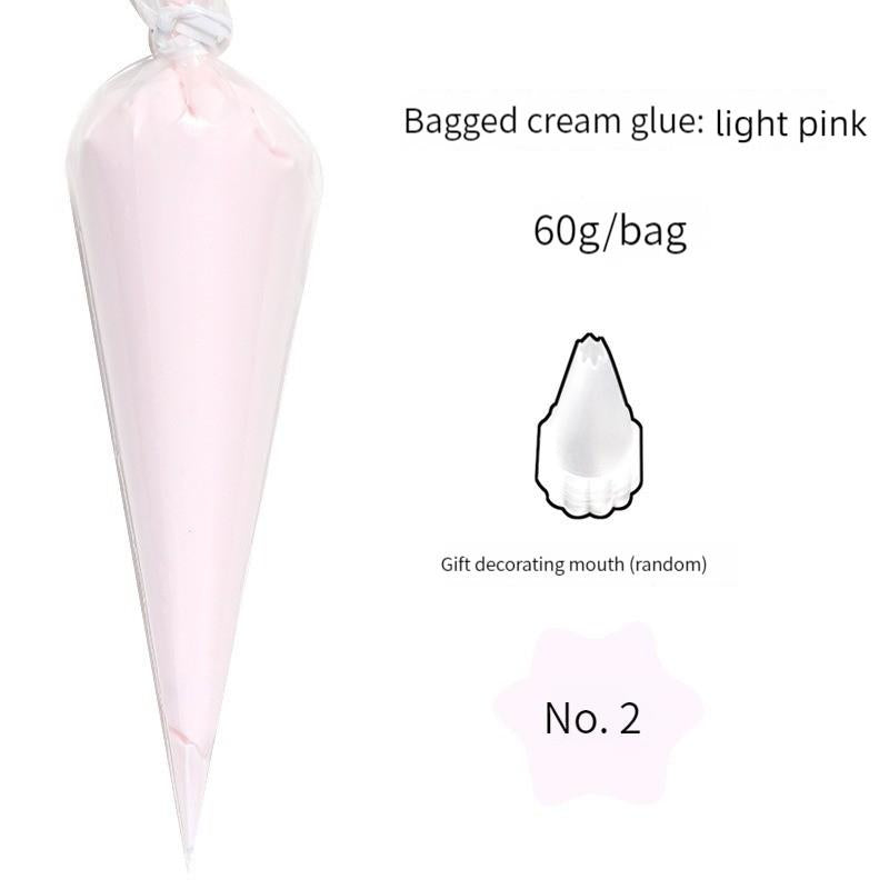 60g cream glue diy hairpin phone case stationery box cigarette case material package